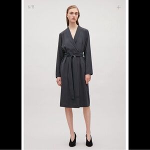 COS Silk Navy Blue Blazer Dress (NEW)